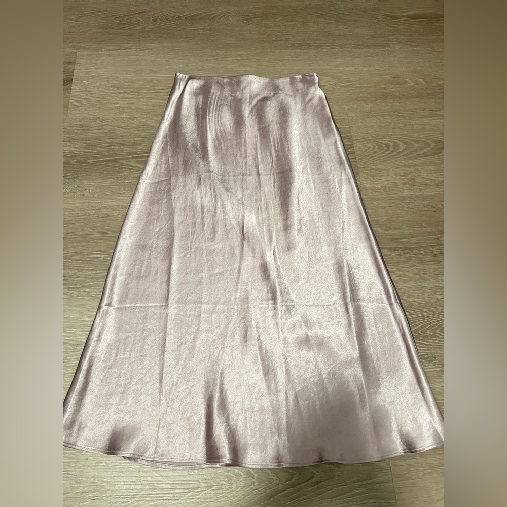 ARITZIA BABATON SLIP MIDI SKIRT 0 MUNRO MAUVE